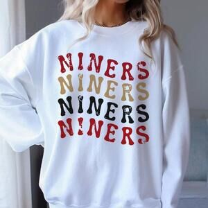 San Francisco 49Ers Niners Sweatshirt, Unisex Crewneck Sweater, Sport Sweater